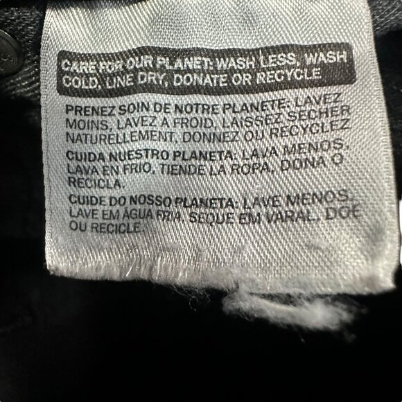 Levi Strauss Mens 29x32 511 Jeans Skateboarding Slim Fit Black Stretch Denim - Picture 10 of 16